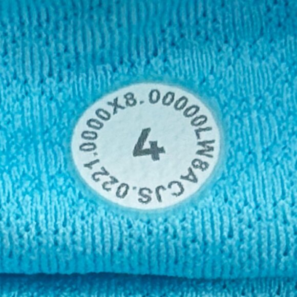lululemon Cyan Blue SeaWheeze Pace Rival Mid-Rise Skirt size 4 - Picture 13 of 14